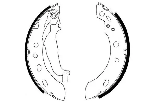 Jeu de mâchoires de frein E.T.F. 09-0593