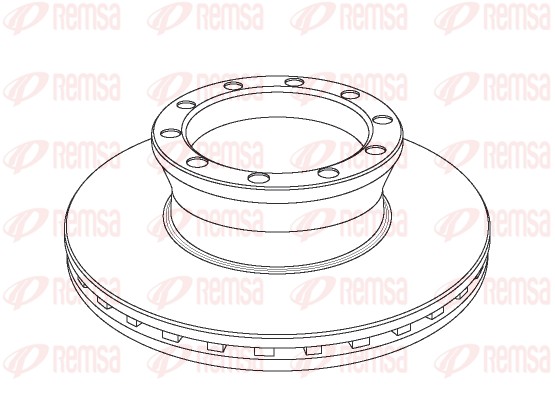 Disque de frein REMSA NCA1040.20