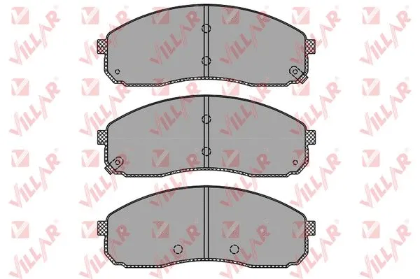 Kit de plaquettes de frein, frein à disque VILLAR 626.1444