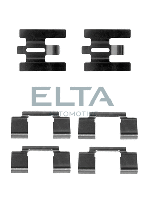 Kit d'accessoires, plaquette de frein à disque ELTA AUTOMOTIVE EA8587