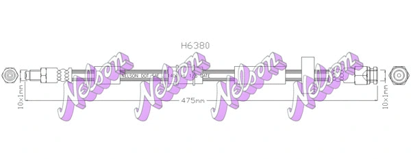 Flexible de frein KAWE H6380