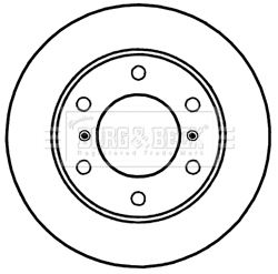 Disque de frein BORG & BECK BBD5250