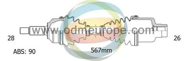 Arbre de transmission 4X4 ESTANFI EST-18-052231