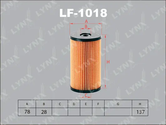 Filtre à carburant LYNXAUTO LF-1018