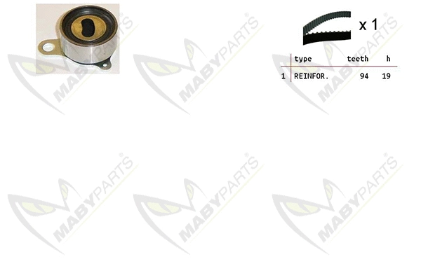 Kit de courroie crantée MABYPARTS OBK010385