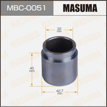 Piston, étrier de frein MASUMA MBC-0051