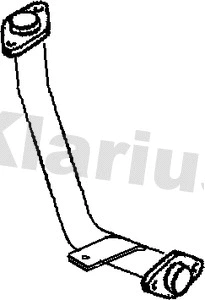 Tuyau d'échappement KLARIUS 301415