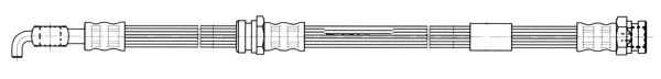 Flexible de frein CEF 512002