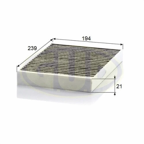 Filtre, air de l'habitacle G.U.D. GCF24013C