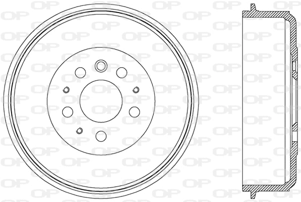 Tambour de frein OPEN PARTS BAD9013.10