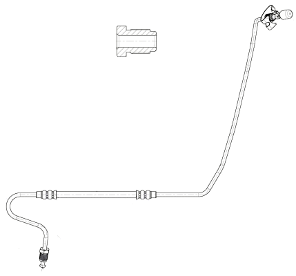 Flexible de frein CEF 518324