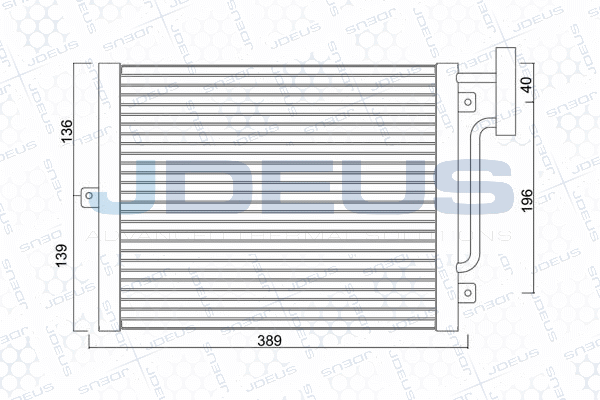 Condenseur, climatisation JDEUS M-7430150