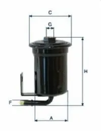 Filtre à carburant UNIFLUX FILTERS XB256