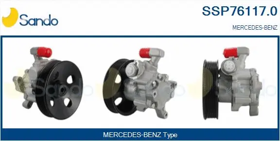 Pompe hydraulique, direction SANDO SSP76117.0