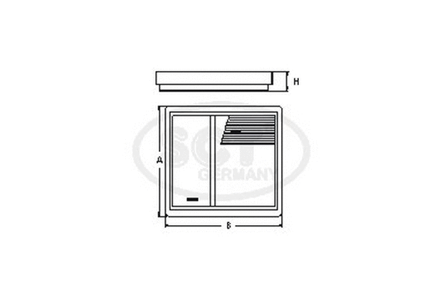Filtre à air SCT - MANNOL SB 2149