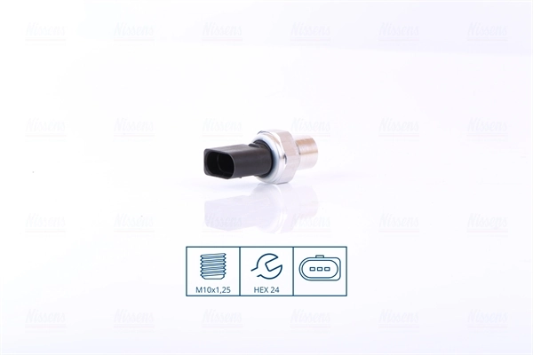Pressostat, climatisation NISSENS 301101