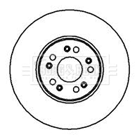 Disque de frein BORG & BECK BBD5870S