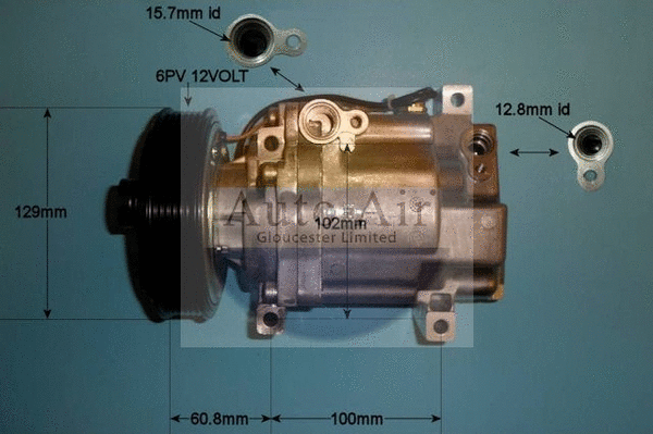 Compresseur, climatisation AUTO AIR GLOUCESTER 14-0080P