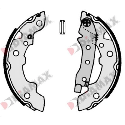 Jeu de mâchoires de frein DIAMAX N01085