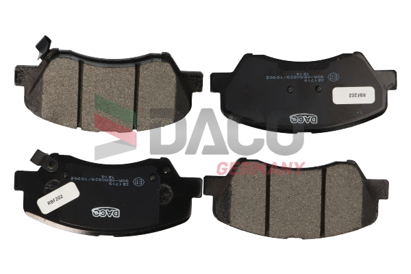 Kit de plaquettes de frein, frein à disque DACO Germany 321719