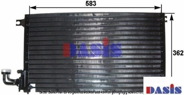 Condenseur, climatisation AKS DASIS 142030N