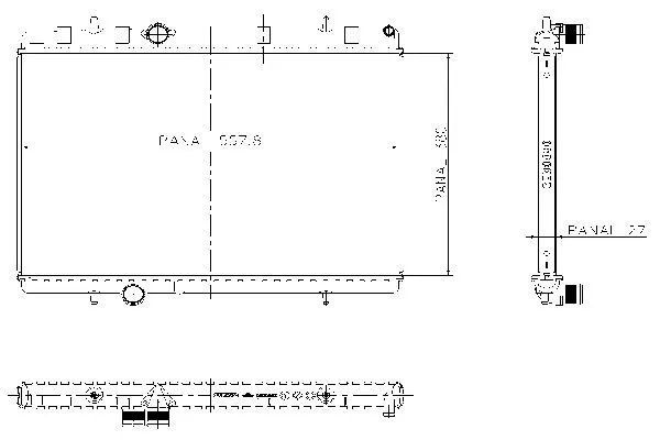 Radiateur, refroidissement du moteur ORDONEZ 1020771815