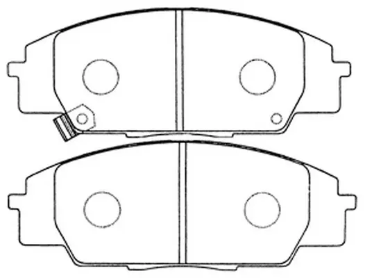 Kit de plaquettes de frein, frein à disque FIT FP0829