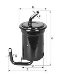 Filtre à carburant UNIFLUX FILTERS XB155