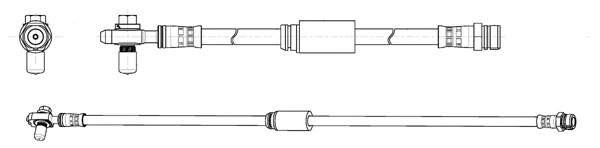 Flexible de frein CEF 514555