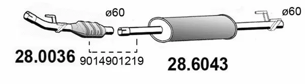 Catalyseur ASSO 28.0036