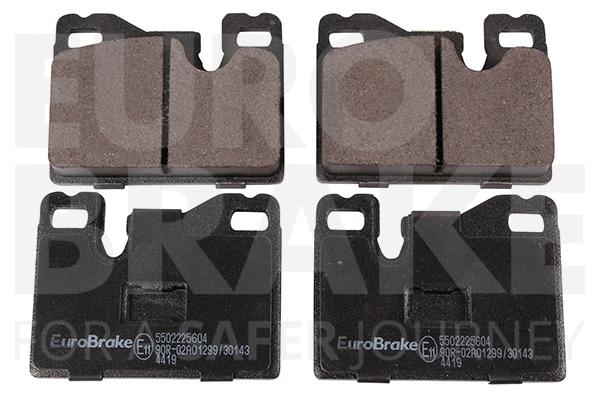 Kit de plaquettes de frein, frein à disque EUROBRAKE 5502225604