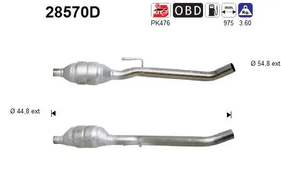 Catalyseur AS 28570D