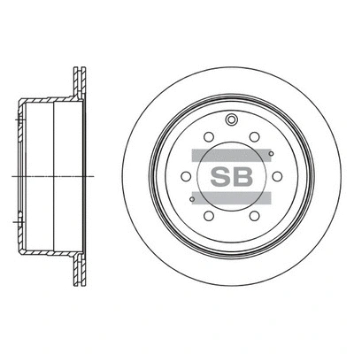 Disque de frein Hi-Q SD4612