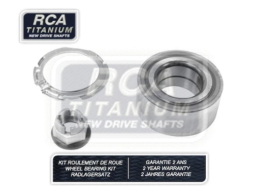 Kit de roulements de roue RCA FRANCE RCAK1253