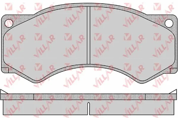 Kit de plaquettes de frein, frein à disque VILLAR 626.1142