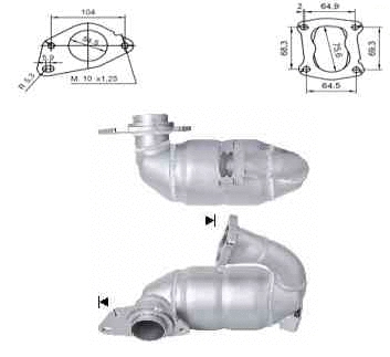 Catalyseur VEGAZ GmbH RK-309