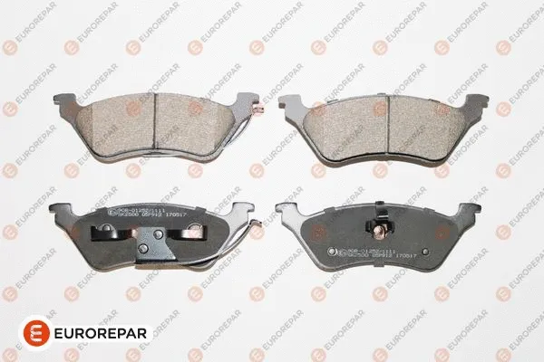 Kit de plaquettes de frein, frein à disque EUROREPAR 1681165680