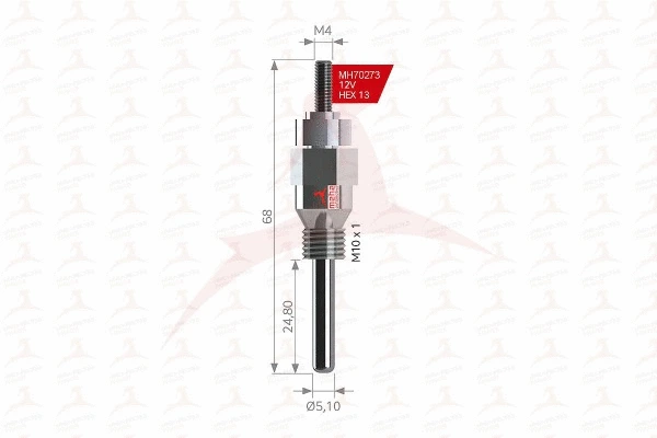 Bougie de préchauffage MEHA AUTOMOTIVE MH70273