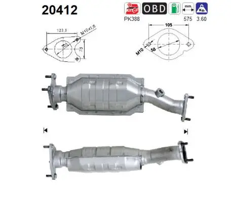 Catalyseur AS 20412