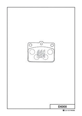 Kit de plaquettes de frein, frein à disque MK Kashiyama D6000