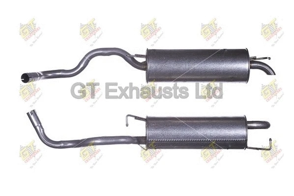Silencieux arrière GT Exhausts GVW519