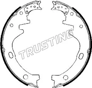 Jeu de mâchoires de frein TRUSTING 067.164