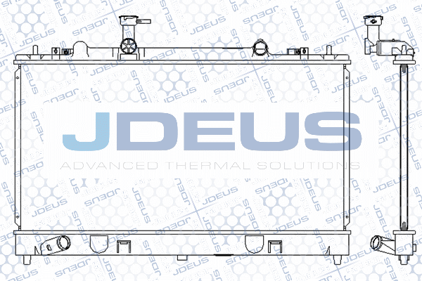 Radiateur, refroidissement du moteur JDEUS M-0160290