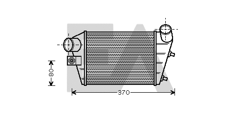 Refroidisseur d'air de suralimentation EACLIMA 36A03008