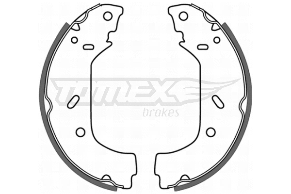 Jeu de mâchoires de frein TOMEX Brakes TX 20-98