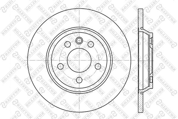 Disque de frein STELLOX 6020-2552-SX