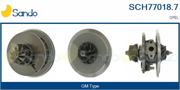 Groupe carter, turbocompresseur SANDO SCH77018.7