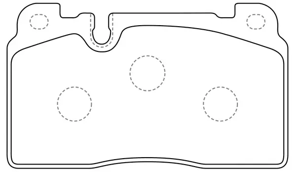 Kit de plaquettes de frein, frein à disque SB BP33028