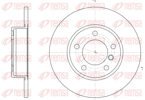 Disque de frein REMSA 6323.00