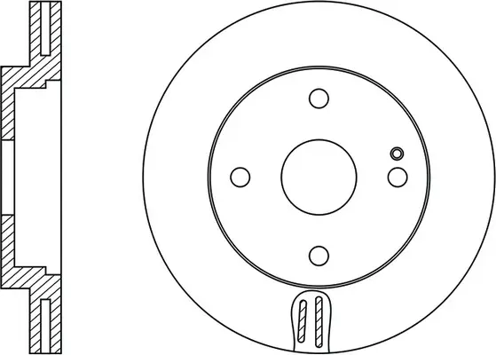 Disque de frein FIT FR0618V